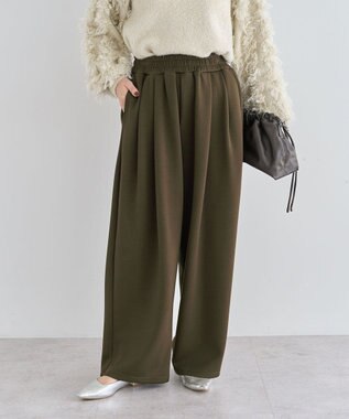 Green Parks ・ＥＬＥＮＣＡＲＥ　ＤＵＥ　コクーンイージーパンツ Khaki