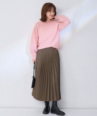 ANY 【洗濯機可能/8色展開】ハッピーカラーニット ピンク