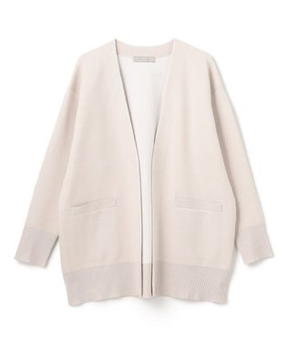 UNFILO スポンジニット カーディガン グレージュ