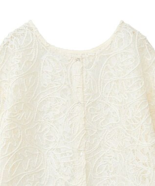 Green Parks ２ＷＡＹ　コードレースブラウス Ivory