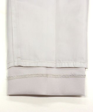 Tiaclasse 【小倉優子さん着用・ダブルクロス・洗える】テーパードパンツ グレージュ