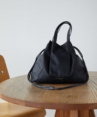 LA BAGAGERIE ドローストリング2WAYトート Sサイズ ブラック