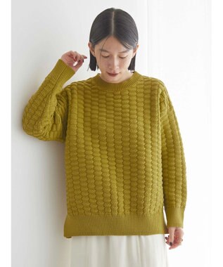 AMERICAN HOLIC エコカルットポコポコプルオーバー Mustard