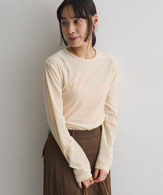CRAFT STANDARD BOUTIQUE シアーベロアサイドギャザープルオーバー