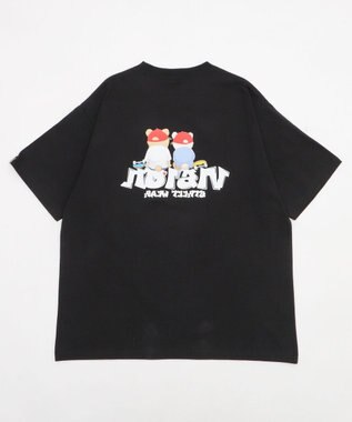 WEGO 【ユニセックス着用ITEM/MLサイズ展開】別注VISIONベアグラフィックT（SS） ブラック