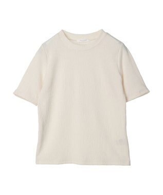 Green Parks BEST PRICE  ５分袖プリーツ加工プルオーバー Ecru