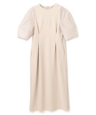 UNFILO 【VERY×UNFILOコラボ】BEAUTY MOVE シアースリーブ ワンピース アイボリー