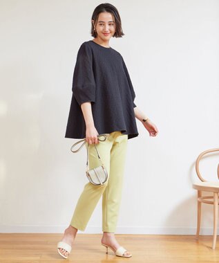 UNFILO BEAUTY MOVE ドロストスティックパンツ イエロー