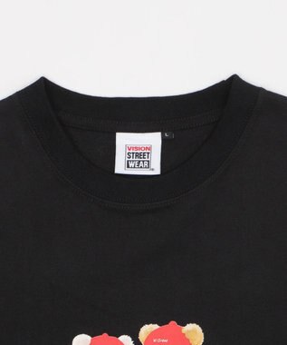 WEGO 【ユニセックス着用ITEM/MLサイズ展開】別注VISIONベアグラフィックT（SS） ブラック