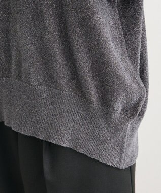 Green Parks 刺繍コードニットプルオーバー Gray