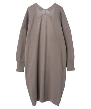 earth music&ecology ニュアンスロングカーディガン Gray Beige