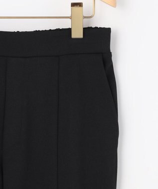 組曲 【先行予約・WEB限定】ジョーゼットジャージーテーパード パンツ ブラック系