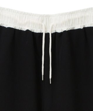 Green Parks ウエスト配色切替スウェットパンツ Black