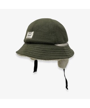 林八百吉商店 Coleman　キッズ　２way耳付きフリースメトロハット カーキ