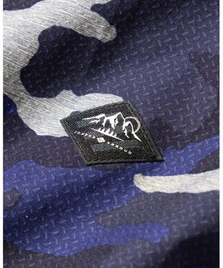 JOSEPH ABBOUD MOUNTAIN 【ストレッチ/軽量/撥水/ポケッタブル】エンボスカモフラージュ パーカー ネイビー系6