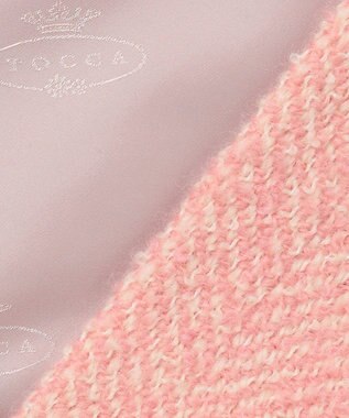TOCCA 【消臭】SNOWBERRY POCKET TWEED ポンチョ ピンク系5