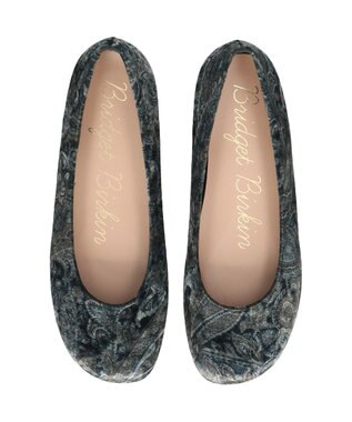 Bridget Birkin 【Bridget Birkin】オブリークバレエシューズ グレー雑材