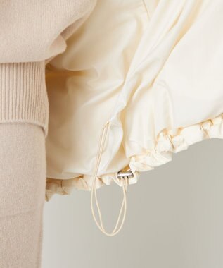 NAVE 【Nave】ナイロンタフタ ダウンコート エクリュ系