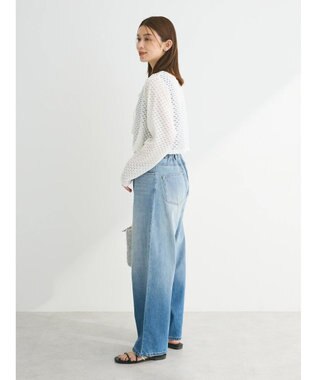 Green Parks ・ＥＬＥＮＣＡＲＥ　ＤＵＥ　２ｗａｙメッシュカーディガン Off White