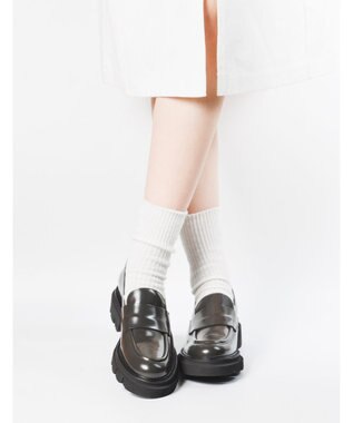 BONTRE 【LucaGrossi/ルカグロッシ】厚底コインローファー/G815M-UA