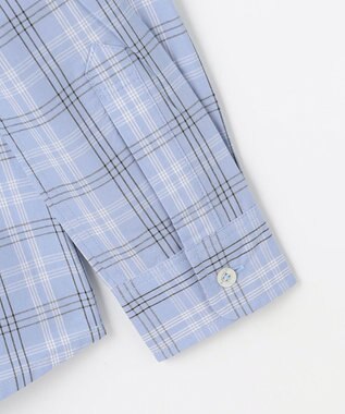 J.PRESS KIDS 【140-170cm】オックス チェックシャツ スカイブルー系3