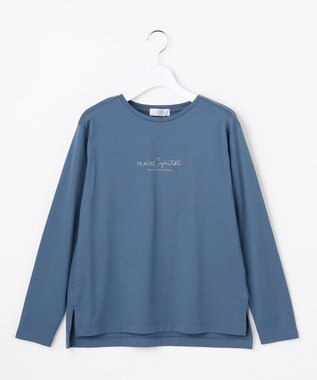 J.PRESS LADIES L ロゴ Tシャツ ブルー系