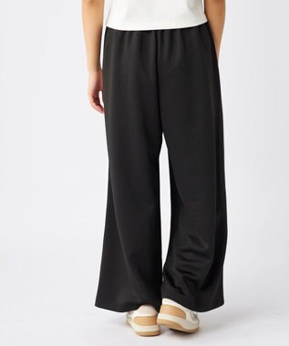 OP／FILA 【Kappa】ジャージ トラックワイドパンツ ブラック