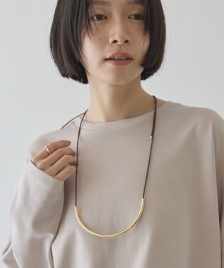 AMERICAN HOLIC ハーフパイプコードネックレス