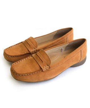 Pointer 本革ドライビングシューズ キャメル(ヌバック)
