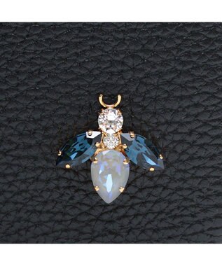 A.D.M.J. 【牛革】アノニマス/A4サイズ対応クリスタルビー付ボストン34cm ネイビー