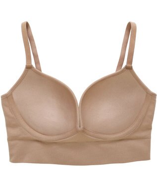 WACOAL ノンワイヤーブラ 【GOCOCi ゴコチ】 ぴったりフィット アンダー部分のズレを軽減 洗濯機洗い可能(ネット使用) ブラトップ レディース ハーフトップ CGG255 /ワコール ベージュ