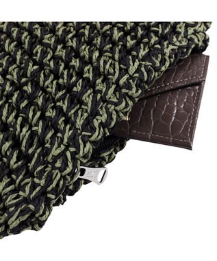 ROOTOTE 3099【手編みカゴバッグ】LT.デリ.バスケット-B 01：カーキ