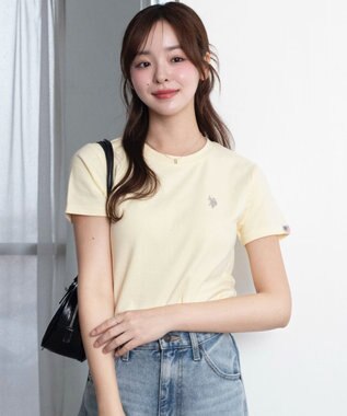 WEGO 【SMLサイズ展開】U.S. POLO ASSN.別注コンパクトTシャツ