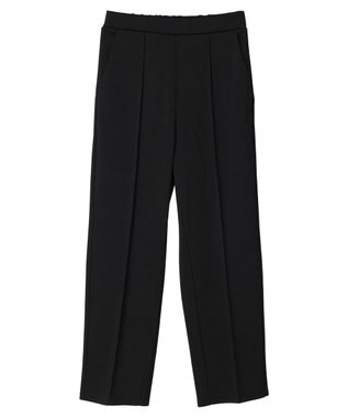 Green Parks らくスレストレートパンツ Black