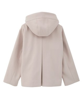 earth music&ecology 【フード取り外し可】2WAYフードコート Light Beige