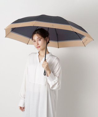 MOONBAT 【雨傘】ランバン オン ブルー (LANVIN en Blue)   Tender bicolor ブラック