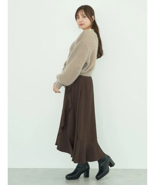 earth music&ecology ねこ毛ライク２ｗａｙボレロ Mocha