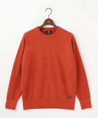 JOSEPH ABBOUD MOUNTAIN 【軽量/ソフト】ニットフリース プルオーバー ニット オレンジ系