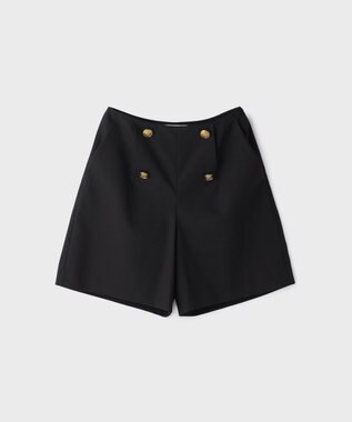 GRACE CONTINENTAL ダブルボタンショートパンツ ブラック