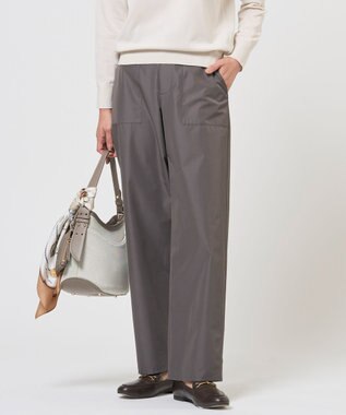 J.PRESS LADIES 【WEB限定カラーあり】TC ライトタンブラー ベイカー パンツ スレート系