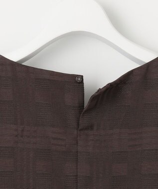 J.PRESS LADIES スラブカラミチェック カットソー ブラウン系