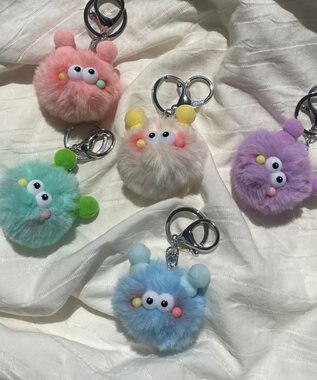 WEGO ミニおめかしモンスターぬいぐるみキーホルダー グリーンその他