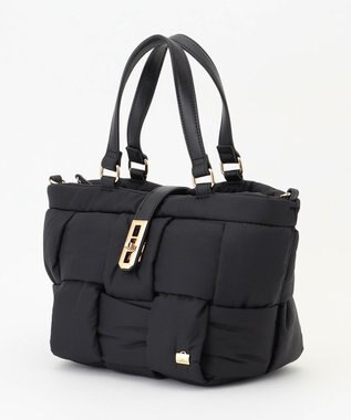 LA BAGAGERIE パデットブロック2WAYミニトート ブラック