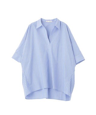 Green Parks ＵＶカットスキッパー半袖シャツ Stripe
