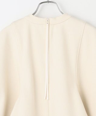 #Newans ラウンドスリーブカットソー オフ