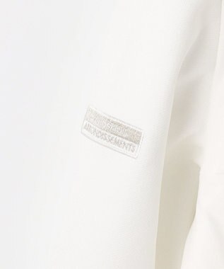 23区GOLF 【WOMEN】【撥水・ストレッチ】ニット×中綿ブルゾン ホワイト系