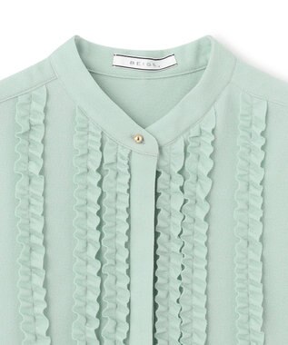 BEIGE， PALAIS / フリルブラウス Mint