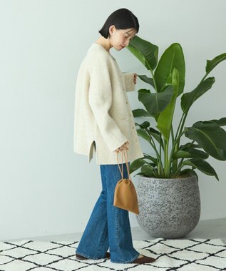 AMERICAN HOLIC Wフェイスラグランニットコーディガン Light Beige