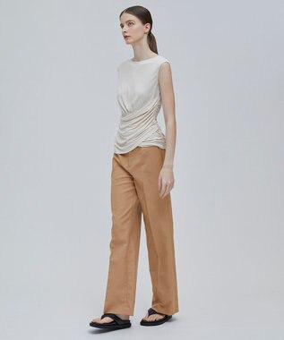 BEIGE， CLAUDE / ワイドストレートパンツ Camel