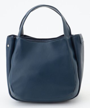 Y'SACCS イタリアンシープ 2wayラウンドトート ネイビー